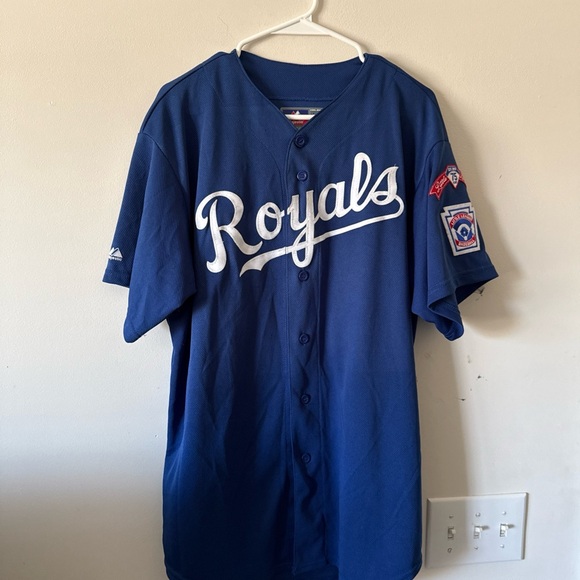 League Other - Men’s Majestic Tim Collins #55 Kansas City Royals Little League Jersey Sz L